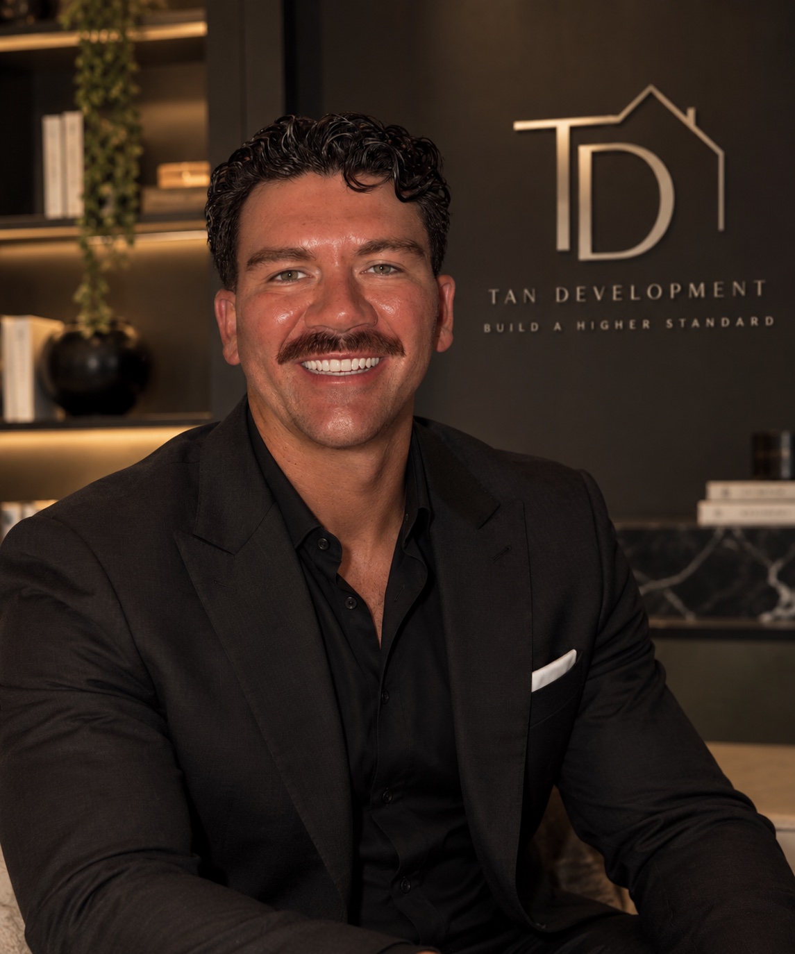 Sebastian Tan, Founder and Principal of Tan Development, in the company office